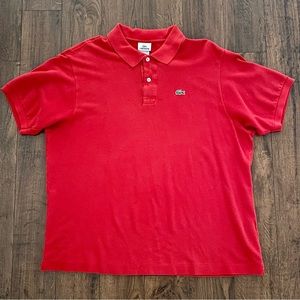 Lacoste red polo size 8 - XL EUC